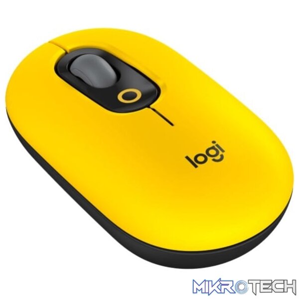 Logitech POP Mouse Yellow 910-006546 - Image 2