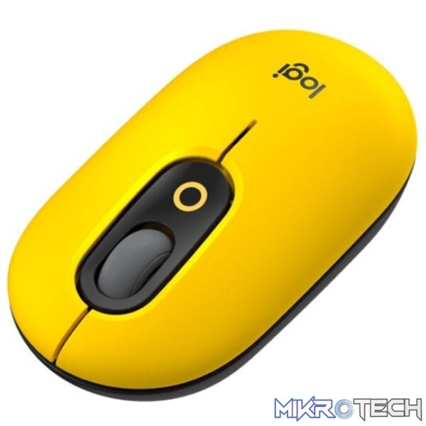 Logitech POP Mouse Yellow 910-006546 - Image 3