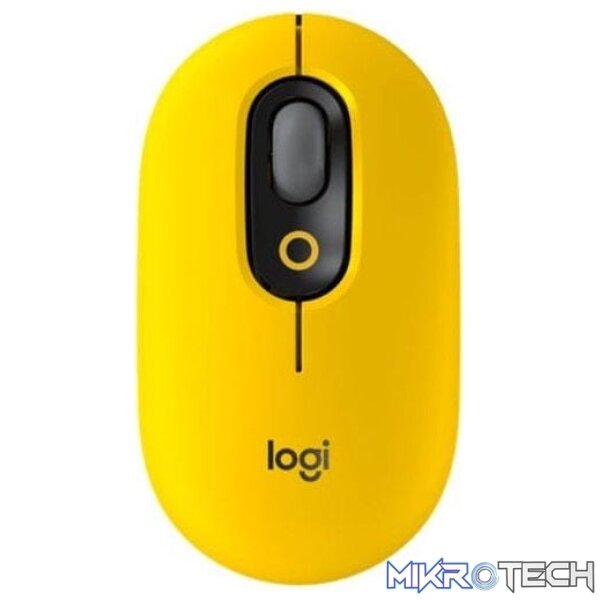 910-006546-mice-34938781696164 Logitech POP Mouse Yellow 910-006546 - Image 1