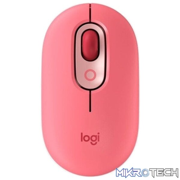 910-006548-mice-34938778026148 Logitech POP Heartbreaker Rose Wireless Mouse 910-006548 - Image 1