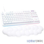 Logitech G G713 TKL GX Tactile Lightsync RGB Wired Mechanical Gaming Keyboard - White Mist 920-010422 - Image 2