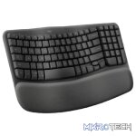 Logitech Ergo Series Wave Keys Wireless Ergonomic Keyboard 920-012304 - Image 2