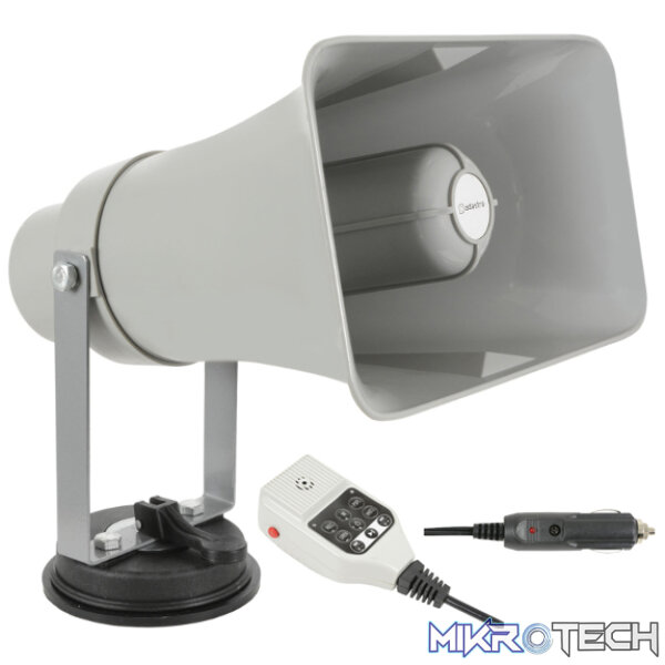 952007AD_1 Adastra - Vm25Bt Vehicle Megaphone With Usb/Sd Player, Looper & Bt - Image 1