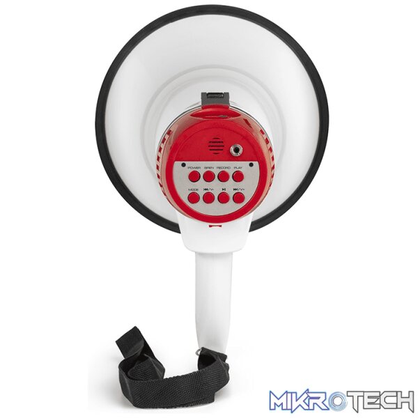 Vonyx Meg045 Megaphone 45W With Record Siren Usb Bt Battery - Image 2