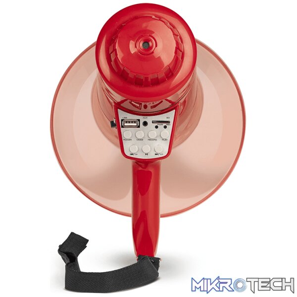 Vonyx Meg050Ip Megaphone 50W With Record Siren Usb Bt Ipx4 - Image 2