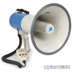 Vonyx - Meg055 Megaphone 55W Record, Siren, Microphone