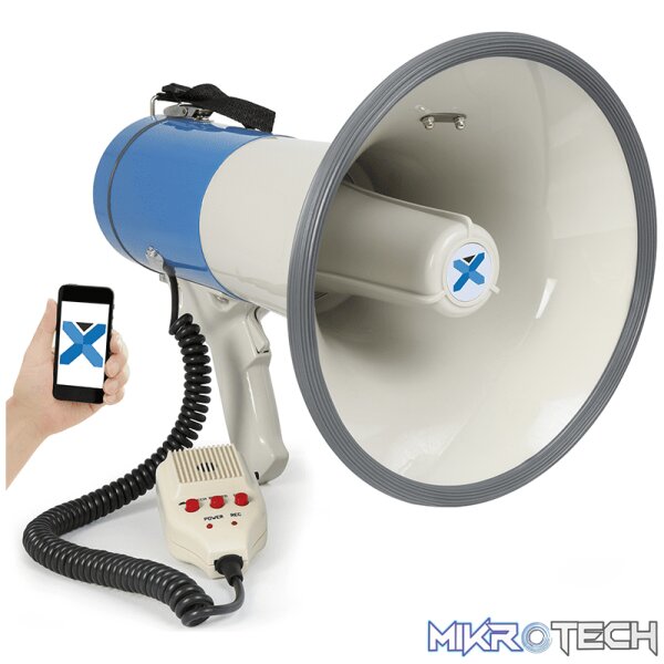 Vonyx - Meg055 Megaphone 55W Record, Siren, Microphone - Image 2