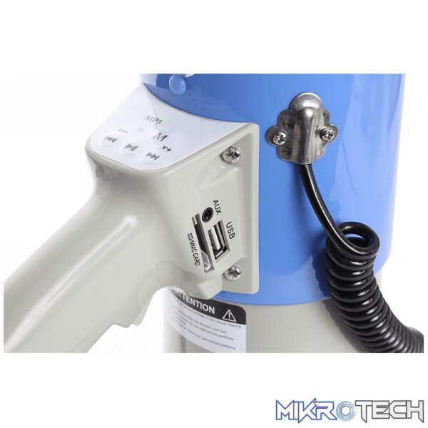 Vonyx - Meg055 Megaphone 55W Record, Siren, Microphone - Image 3