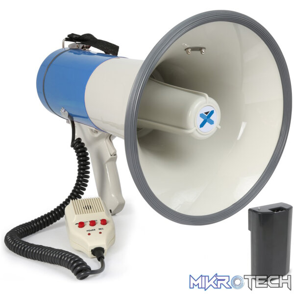 952018VX_1 Vonyx - Meg065 Megaphone Usb/Sd, Siren, Microphone, Rechargeable Battery - Image 1