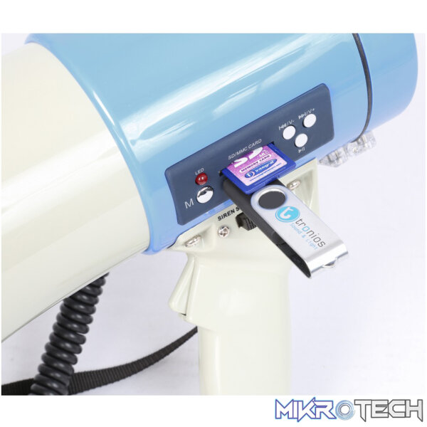 Vonyx - Meg065 Megaphone Usb/Sd, Siren, Microphone, Rechargeable Battery - Image 3