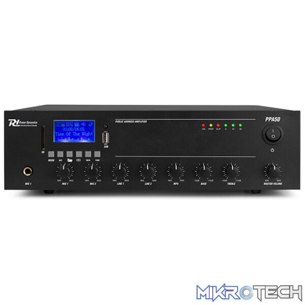 Power Dynamics - Ppa50 100V Mixer-Amplifier - Image 3