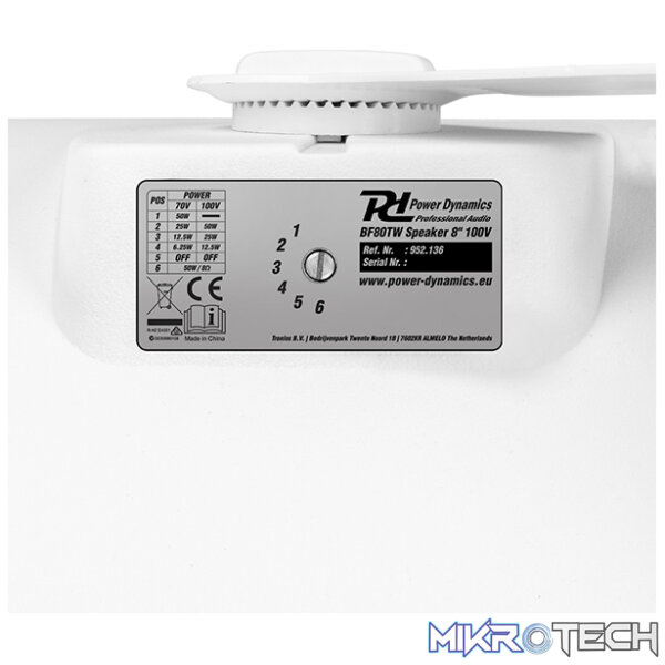 Power Dynamics - Bf80Tw 100V Weatherproof Speaker Ipx5 - Image 11