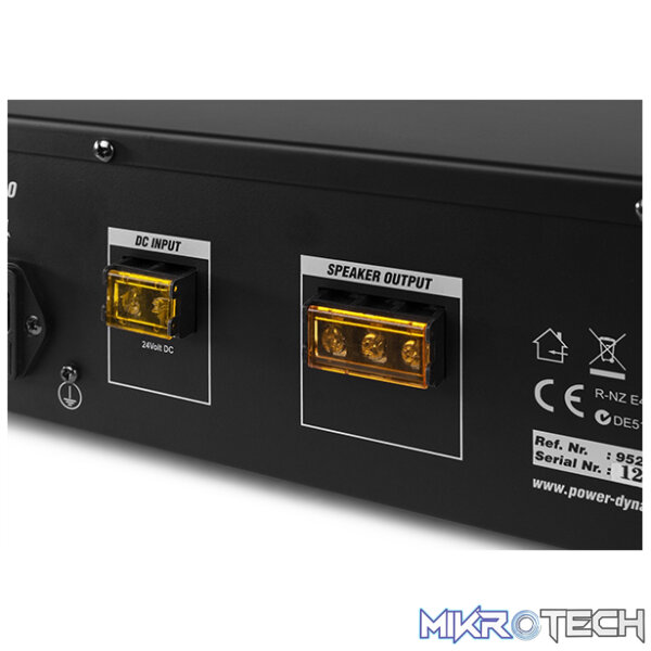 Power Dynamics - Prm60 Mixer-Amplifier Usb/Sd/Bt - Image 8