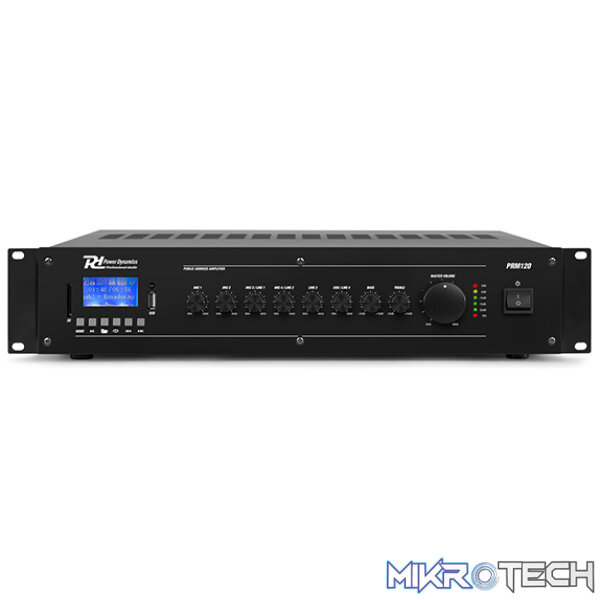 Power Dynamics - Prm120 100V Mixer-Amplifier - Image 2