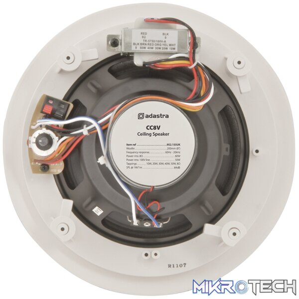 Adastra - Cc5V 2 Way 100V Ceiling Speaker - Image 3