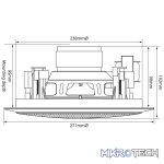 Adastra - Cc5V 2 Way 100V Ceiling Speaker - Image 5