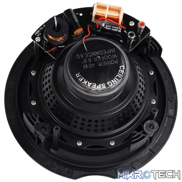 Filo - Low Profile Ceiling Speaker 8In 40W 100V White - Image 4