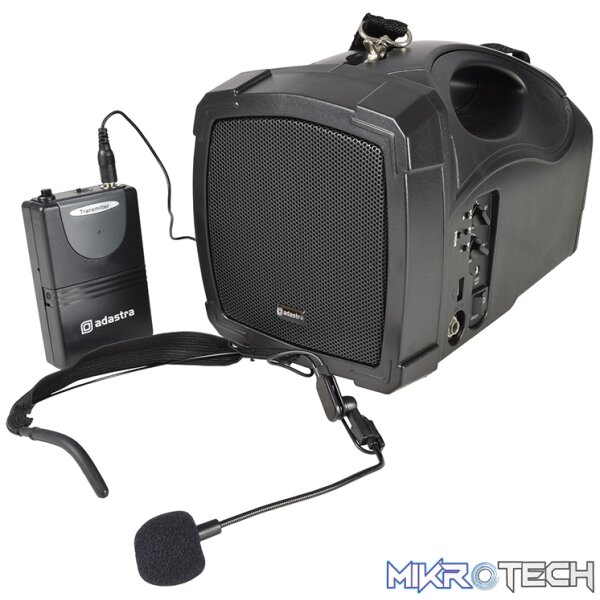 952412AD_1 Adastra - H25B Handheld Pa System With Vhf Neckband Mic With Bt - Image 1