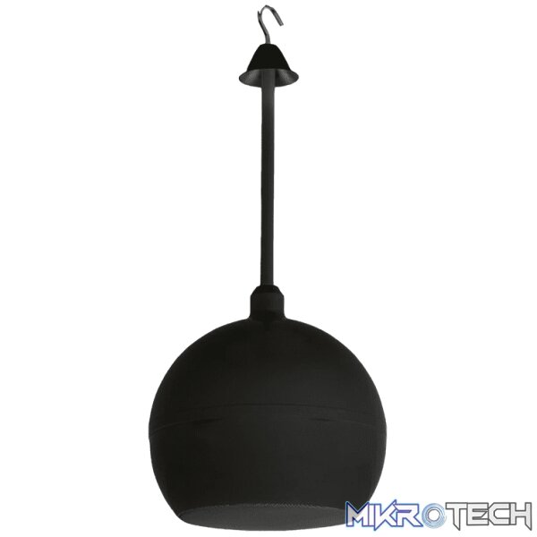 952427FI_1 Filo - Pendant Speaker Wide Angle 5In 10W Black - Image 1