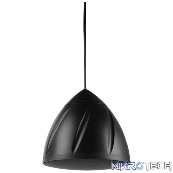 952510FI_1 Filo - Pendant Cone Speaker Wide Angle 6.5In Black 40W - Image 1