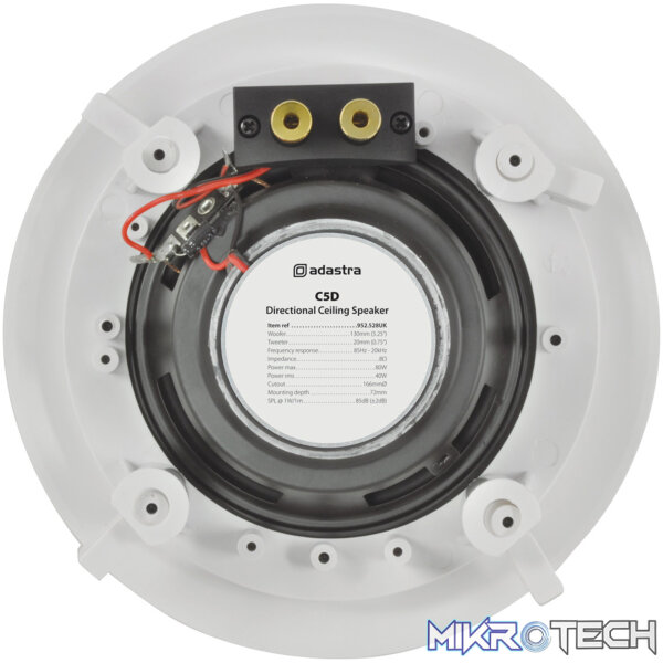 Adastra - C5D Cd Ceiling Speaker With Directional Tweeter - Image 3