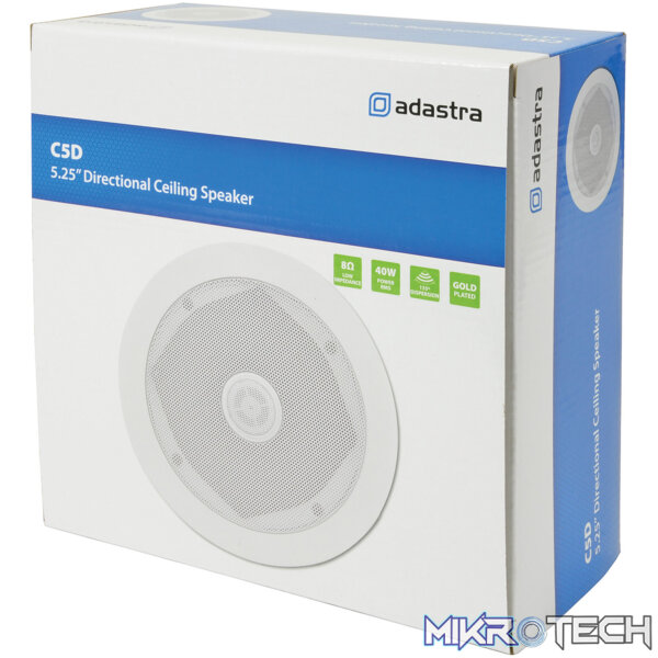 Adastra - C5D Cd Ceiling Speaker With Directional Tweeter - Image 5