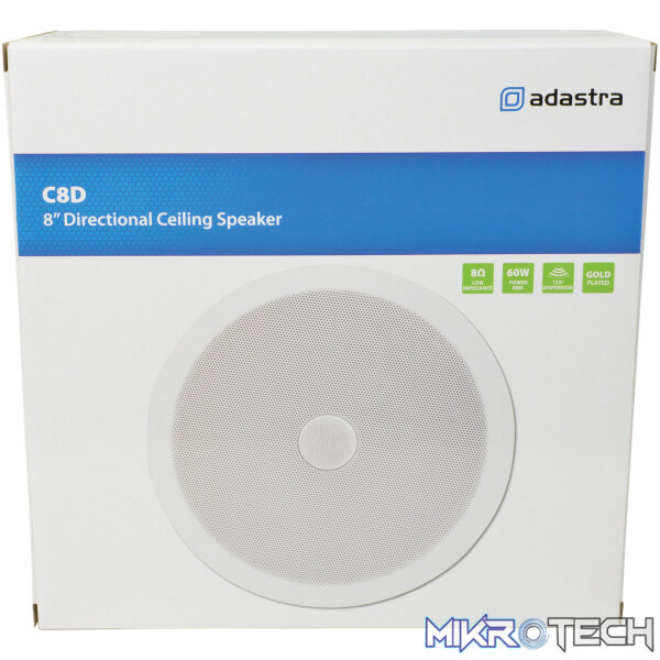 Adastra - C8D Ceiling Speaker With Directional Tweeter - Image 4