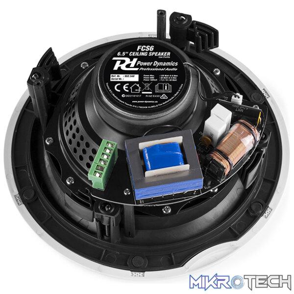 Power Dynamics - Fcs6 2-Way Slimline Ceiling Speaker 100V - Image 9