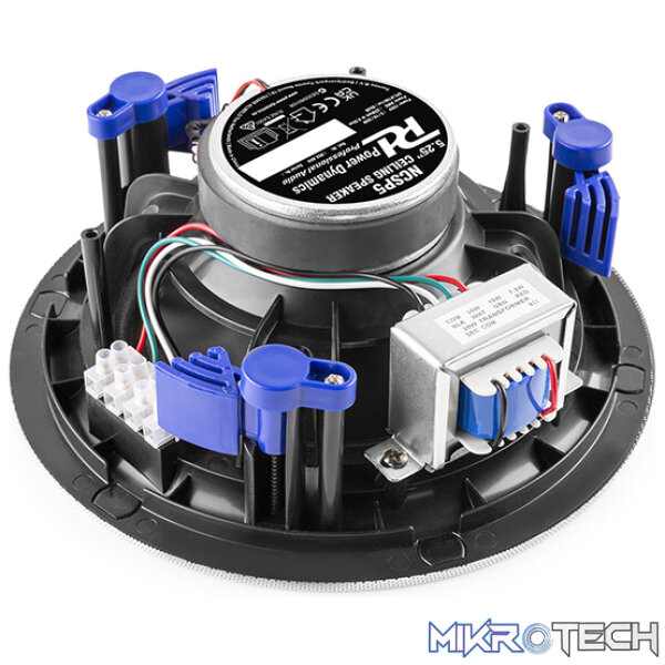 Power Dynamics - Ncsp5 Low Profile Ceiling Speaker 5.25In 20W 100V White - Image 5