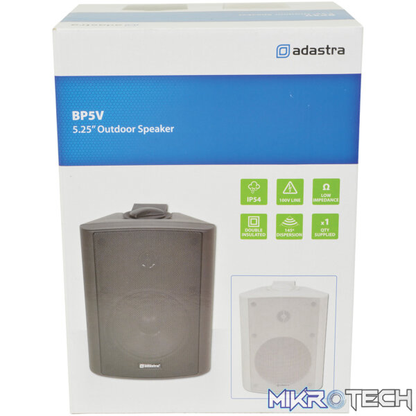 Adastra - Bp5V-B 100V Weatherproof Speakers - Image 3