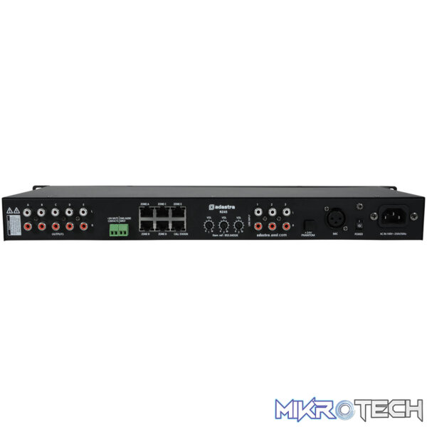 Adastra - Rz45 Remote Zone Audio Matrix - Image 4