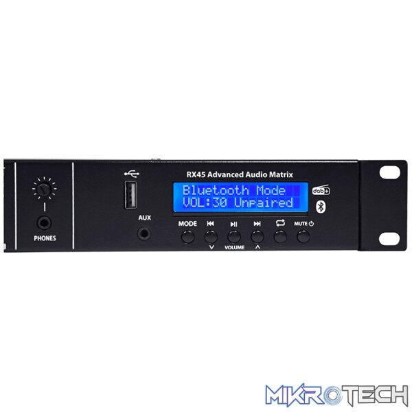 Adastra - Rx45 Advanced Audio Matrix Usb/Bt/Dab+ - Image 3