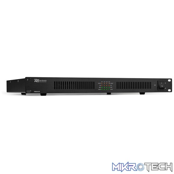 954100PDM_1 Power Dynamics - Pmda4500 4-Channel Class-D Amplifier 100V/8Ohm 4X 500W - Image 1