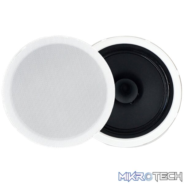 Filo - Cavsc6W 6In 6W Ceiling Speaker Dual Cone Metal Grill - White - Image 3