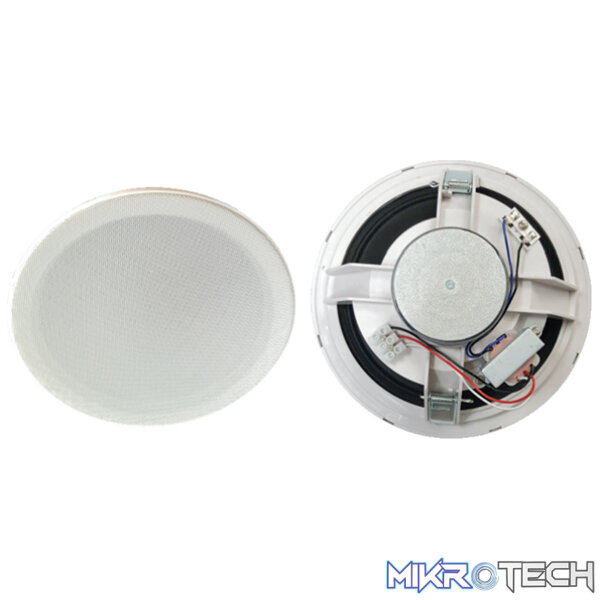 954988-9FI_1 Filo - Cavsc8B 8" Ceiling Speaker Dual Cone Metal Grill - Black - Image 1