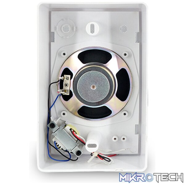 Filo - Cavsw5Vc 5In 6W Wall Mount Speaker Abs Casing W/Volume Control - White - Image 3