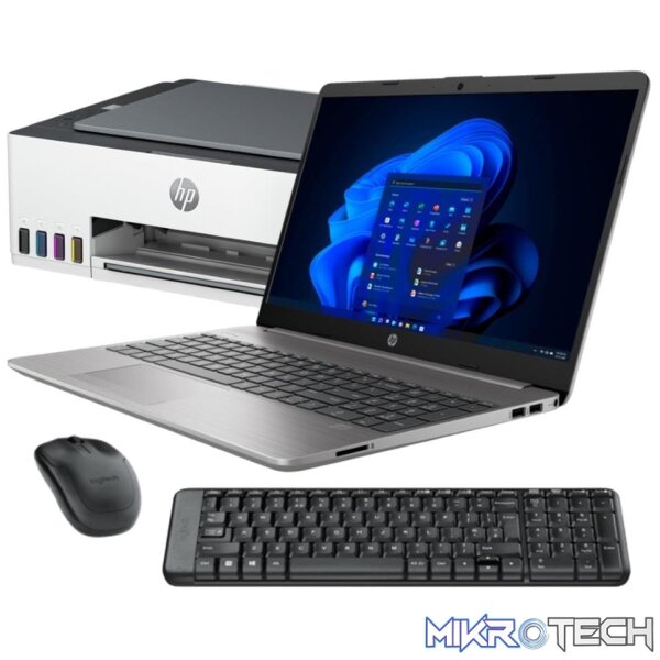 HP 250 G9 Intel 15.6-inch Win 11 Home Laptop and HP Smart Tank 580 and Logitech MK220 Bundle HP 250 G9 Intel 15.6-inch Win 11 Home Laptop and HP Smart Tank 580 and Logitech MK220 Bundle