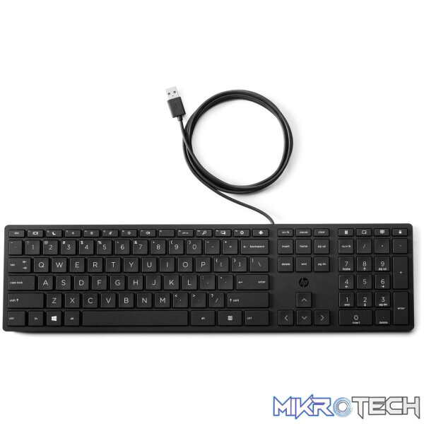 HP 320K Wired Desktop Keyboard 9SR37AA - Image 3