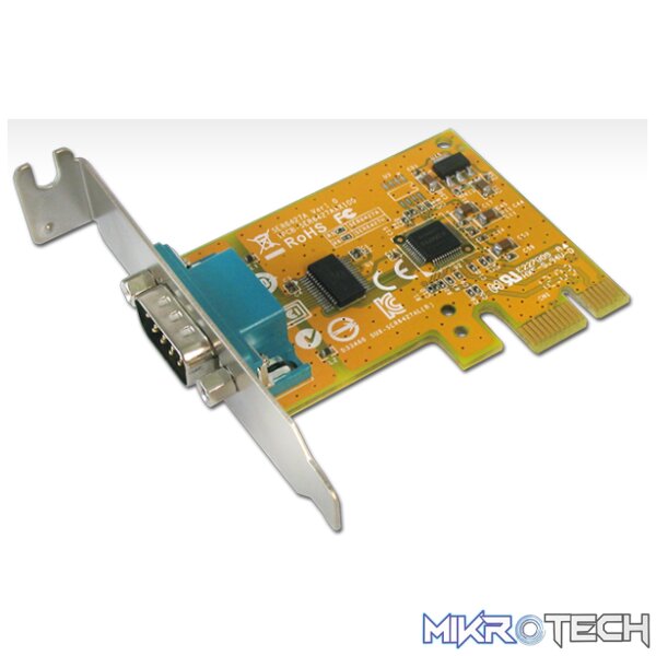 AC-Si6427A_L Sunix ser6427A 1-port RS-232 PCI Express Board - Image 1