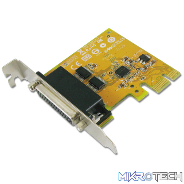 AC-Si6437HL_S Sunix ser6437HL 2-port RS-232 High Speed PCI Express Low Profile Board - Image 1