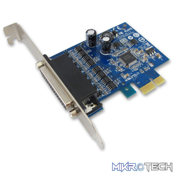 AC-SiE2204S_L Sunix IPC-E2204S Industrial 4 ports RS-422/485 with Surge PCI-Express Serial Card - Image 1