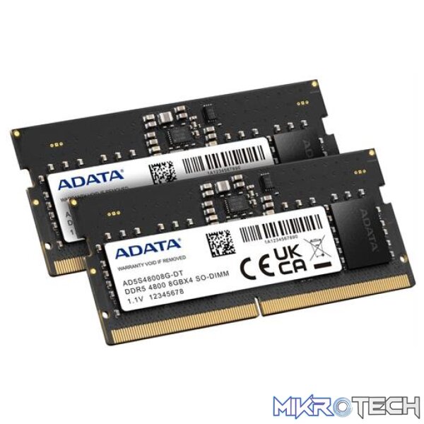 ADATA 8GB DDR5-4800MHz CL40 SO-DIMM Memory - Image 3
