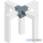 Alustage - Trio 290 5 Way Center Piece - Image 3