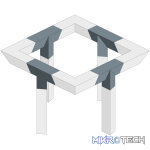Alustage - Trio 290 T-Piece Upright - Image 3