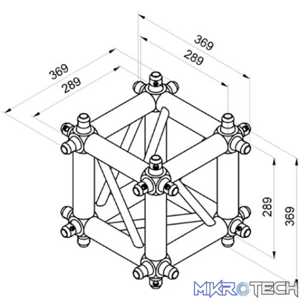 Alustage - Quad 290 6-Way Corner - Image 3