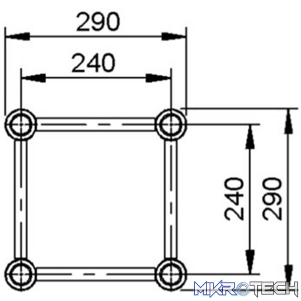 Alustage - Quad 290 Truss 0.5M - Image 3
