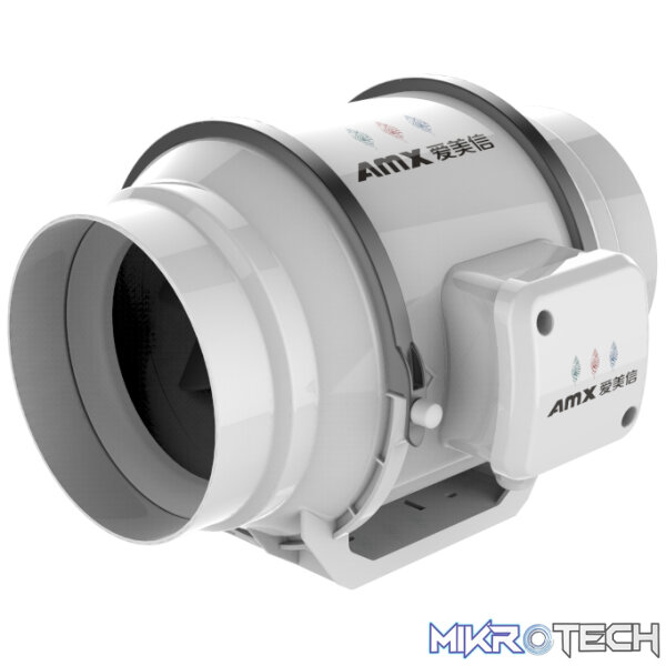 AMX 150mm Mixed Flow Industrial Inline Duct Fan AMX 150mm Mixed Flow Industrial Inline Duct Fan