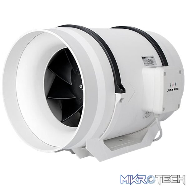 AMX 200mm Mixed Flow Industrial Inline Duct Fan AMX 200mm Mixed Flow Industrial Inline Duct Fan