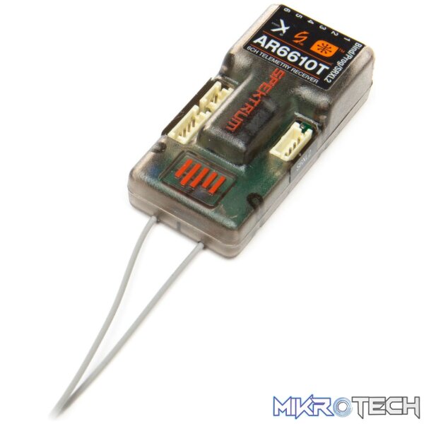 AR6610T 6 Channel DSMX Telemetry Receive AR6610T 6 Channel DSMX Telemetry Receive