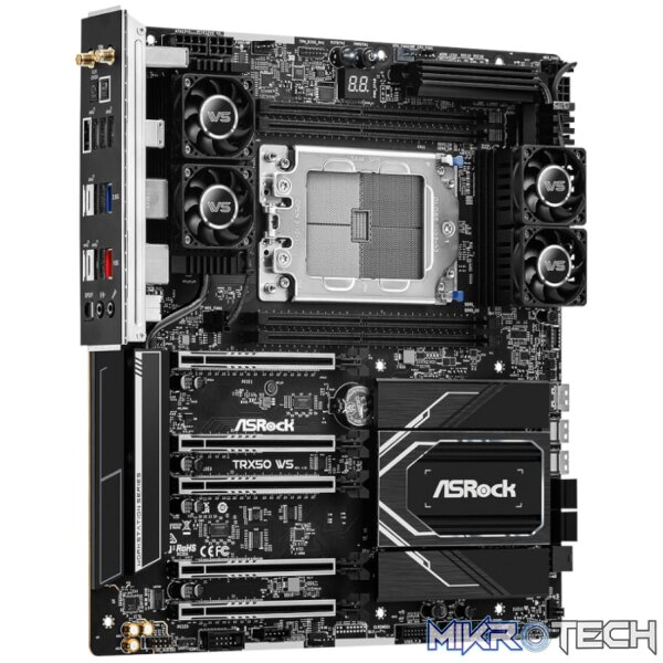 ASRock TRX50 WS AMD TR5 EATX Gaming Motherboard - Image 3
